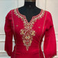 Crimson Heritage Premium Mull Chanderi A-Line Suit Set (RT1455)