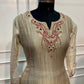 Ivory Embroidered Salsa A-Line Suit Set (RT1466)