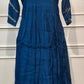 Azure Charm Mull Chanderi A-Line Suit Set (RT1470)
