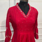 Ruby Grace Mull Chanderi A-Line Suit Set (RT1469)