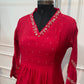 Ruby Grace Mull Chanderi A-Line Suit Set (RT1469)