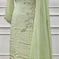 Pistachio Silver Vine Straight-Cut Suit Set(RT1472)