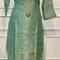Sage Charm Salsa Embroidered Palazzo Suit (RT1496)