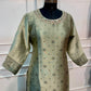 Sage Green Woven Benaras 3-Piece Suit Set (RT1502)
