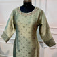 Sage Green Woven Benaras 3-Piece Suit Set (RT1502)