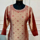 Beige & Maroon 3-Piece Straight Cut Suit (RT1503)