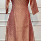 Dusty Rose Floral Embellished A-Line Suit (RT1505)