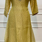 Golden Olive Floral Embellished A-Line Suit (RT1506)