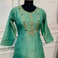 Sage Green Salsa Embroidered 3-Piece Straight-Cut Suit Set (RT1514)
