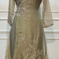 Beige Salsa A-Line Embroidered Set (RT1520)
