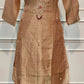 Mocha Maroon Embroidered A-Line Suit Set (RT1530)