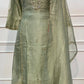 Sage Blossom Floral Embroidered A-Line Suit Set (RT1528)