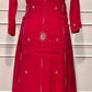 Rani Pink Royale Mull Chanderi Embroidered 3-Piece Suit Set (RT1542)
