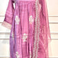 Pink Embroidered A-Line Suit Set (RT1532)