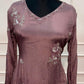 Soft Mauve Lavender Chinon Embroidered Suit Set (RT1549)