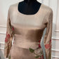 Blush Pink Floral Chinon A-Line 3 Piece Suit Set (RT1545)