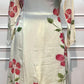 Ivory Floral Chinon A-Line 3 Piece Suit Set (RT1546)