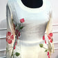 Ivory Floral Chinon A-Line 3 Piece Suit Set (RT1546)