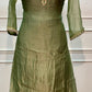 Sage Olive Grace Salsa Embroidered A-Line Suit Set (RT1574)