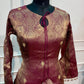 Plum Majesty – Premium Benaras Farsi Salwar Suit Set (RT1580)