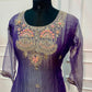 Royal Plum Grace – Premium Salsa 3 Piece A-Line Suit Set (RT1584)