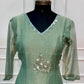Sage Green – Salsa Embroidered A-Line 3 Piece Suit Set (RT1615)