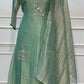 Sage Green – Salsa Embroidered A-Line 3 Piece Suit Set (RT1615)