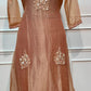 Dusty Rose Embroidered Salsa A-Line Suit Set (RT1616)