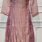 Elegant Mauve Embroidered Salsa A-Line Suit Set (RT1626)