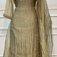 Olive Aura Miraci A-Line 3 Piece Suit Set (RT1624)