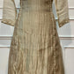 Elegant Sage Beige Embroidered Salsa A-Line Suit Set (RT1627)
