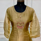 Golden Glow Embroidered Salsa A-Line Suit Set with Dupatta (RT1636)