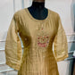 Golden Glow Embroidered Salsa A-Line Suit Set with Dupatta (RT1636)