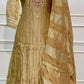 Golden Glow Embroidered Salsa A-Line Suit Set with Dupatta (RT1636)