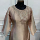 Mauve Royal Elegance – Premium Benaras Straight Cut 3 Piece Suit Set (RT1702)