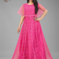 Women's Embellished Net A-Line Gown
