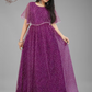 Women's Embellished Net A-Line Gown